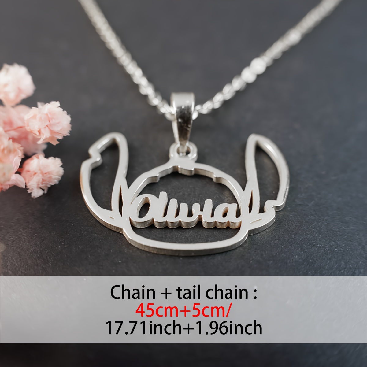 Personalized Cartoon Koala Name Pendant Necklace